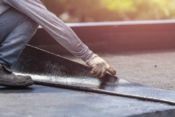 Professional Vapor Barrier Installation technician working in Clifton, NJ